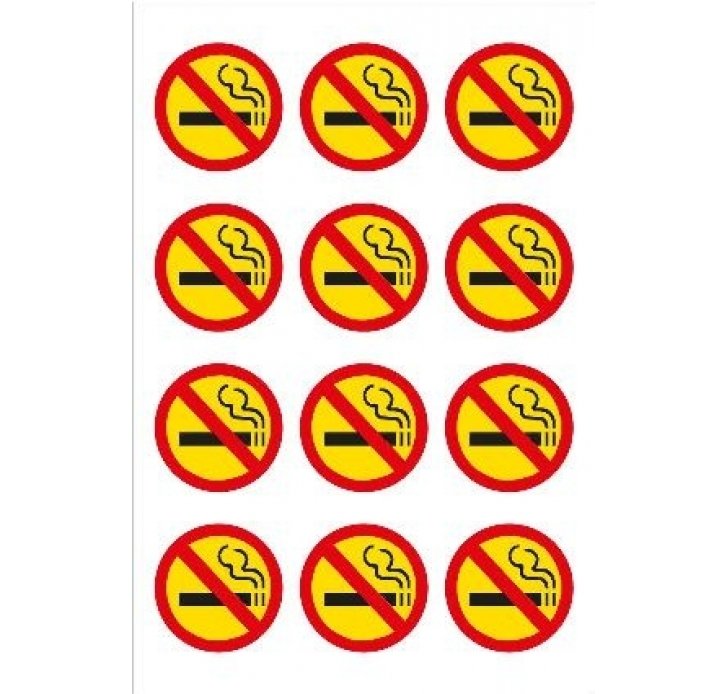 מדבקות אסור לעשן