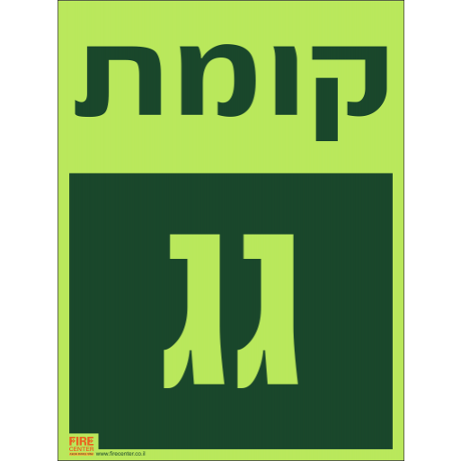 שלט קומת גג פולט אור