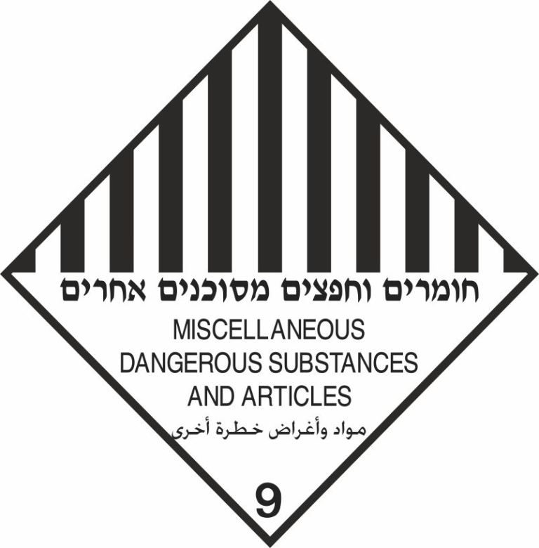 חומרים וחפצים מסכונים